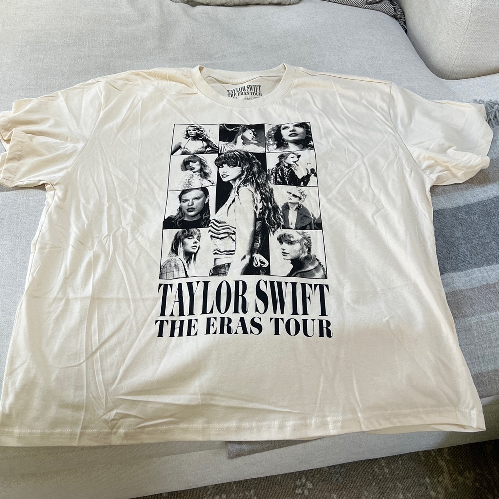 Taylor Swift The Eras Tour US Dates Beige T-Shirt